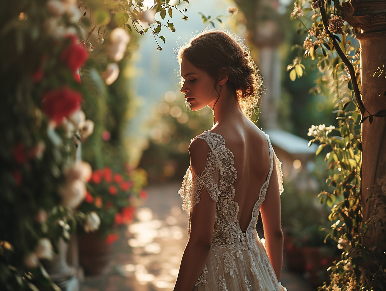 robe de mariée gitane en dentelle : conseils pour choisir le style parfait pour votre mariage  pour illustrer cet article  je vous suggère d utiliser les mots-clés  robe de mariée  et  dentelle  pour trouver des images pertinentes