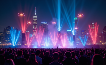 Durée d’un spectacle lumineux de drone : à quoi s’attendre ?