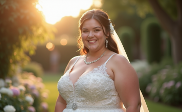 Les meilleures matières pour une robe de mariée élégante et confortable pour les silhouettes rondes