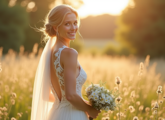 Sublimez votre robe de mariée dos-nu pour un effet époustouflant