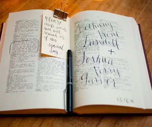 Comment on dit livre d’or en anglais ?