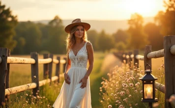 Des idées de tenues champêtres élégantes pour femme de 50 ans au mariage