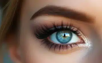 Révélez l’éclat de vos iris avec ce maquillage pour yeux bleus de mariage